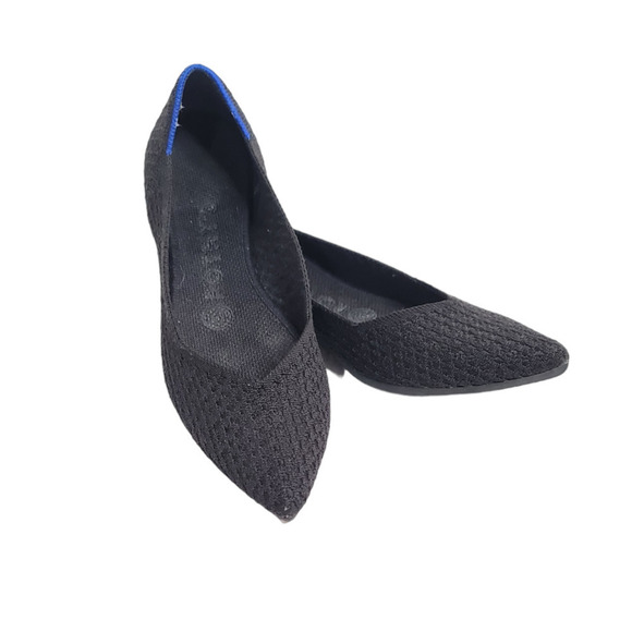 Rothy’s The Point Size 6.5 Solid Black - Picture 1 of 6